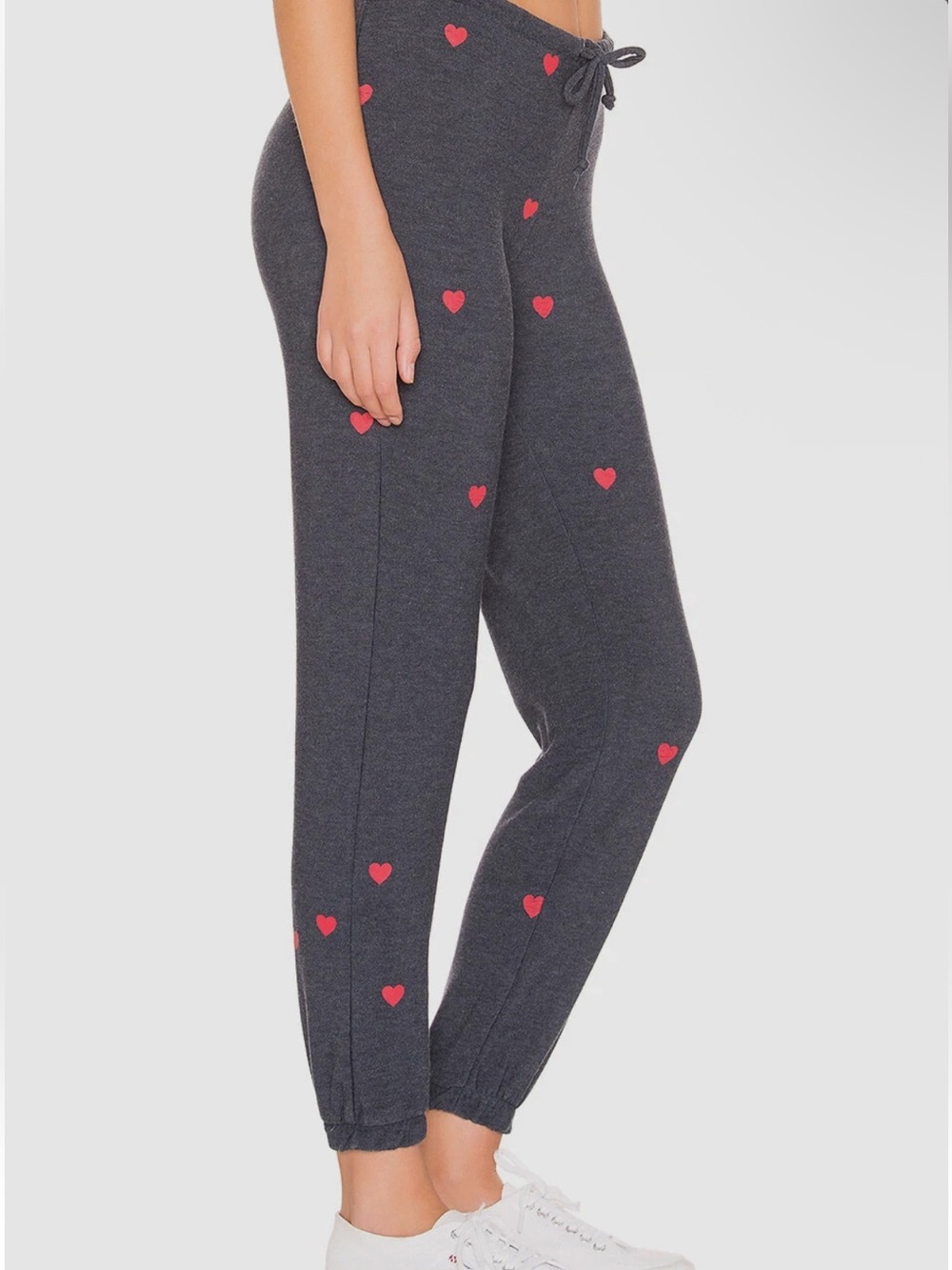 Chaser Tiny Heart Sweatpants in Avalon Sz Medium NWT